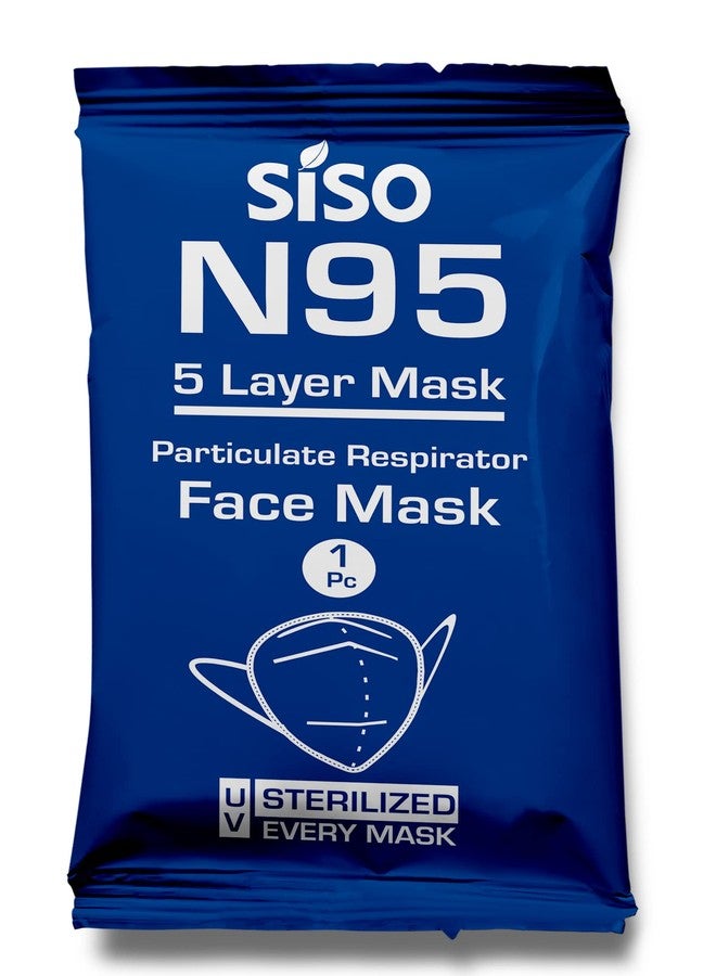 سيسو قناع وجه SISO للجنسين معتمد من ISI Mark/BIS N95 ذو 5 طبقات بتقنية النفخ بالذوبان FFP2 (أبيض، عبوة من 10 قطع) - Image 5